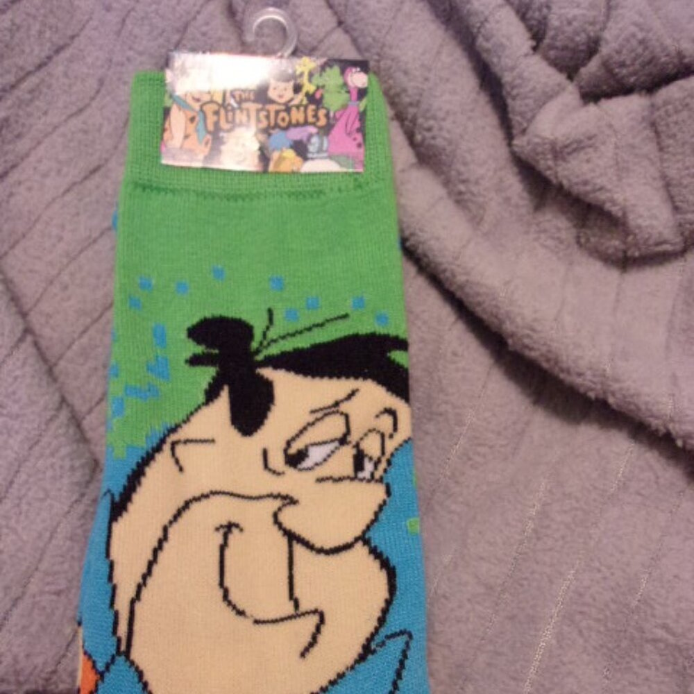 The Flintstones Fred Flintstones Crew Socks New 6-12